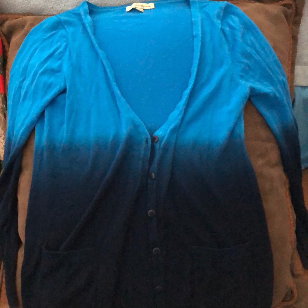 Blue fade cardigan